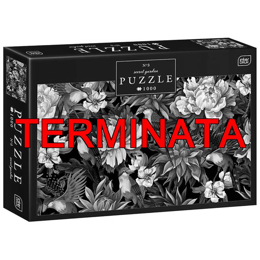 Interdruk PUZ1000SG3 – 1000 Pieces Puzzle for Adults – Secret Garden no. 3