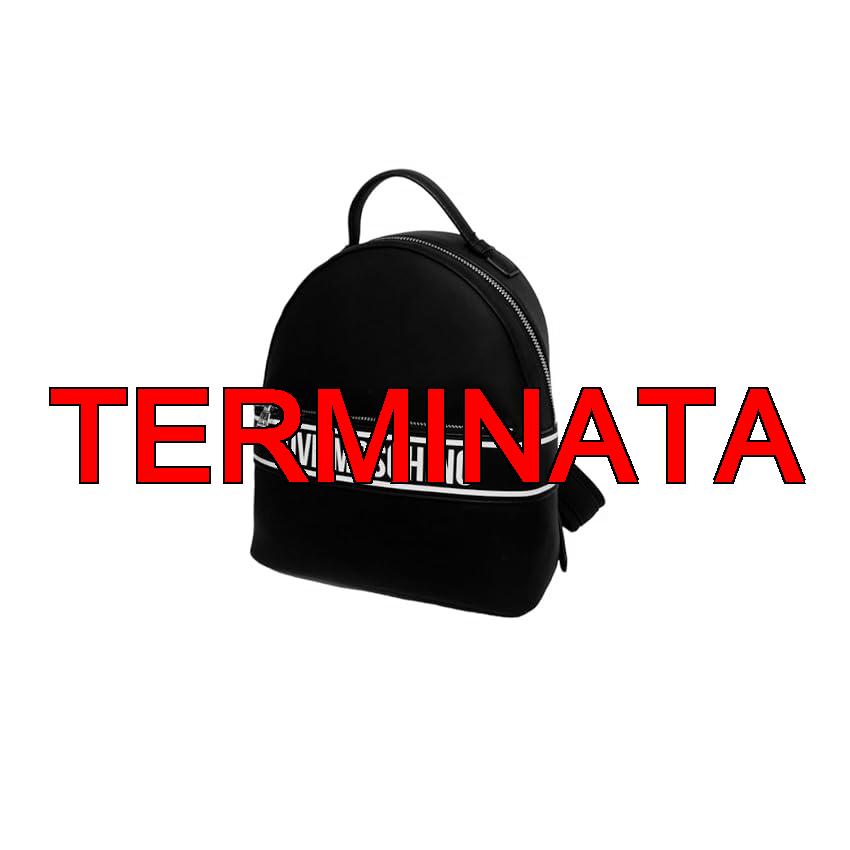 Love Moschino ZAINO Donna, Nero, Taglia unica