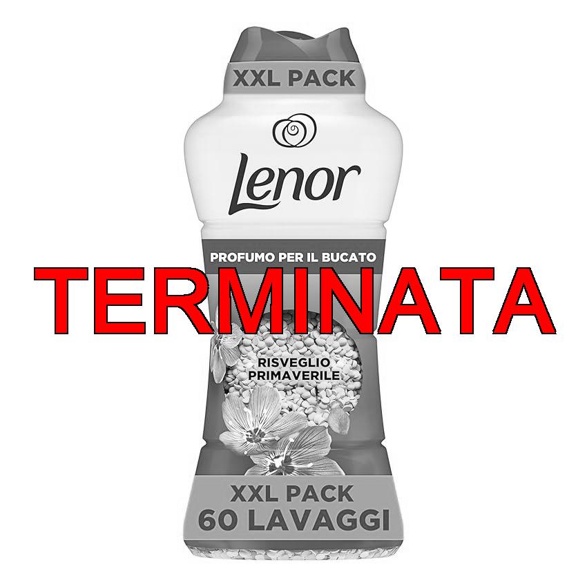 Lenor Profumatore Bucato Perle Profumate Lavatrice, MAXI FORMATO Risveglio Primaverile, XXL PACK 735g, Il Profumo Per Il Bucato Che Diffonde Un Fresco Profumo Che Dura a Lungo