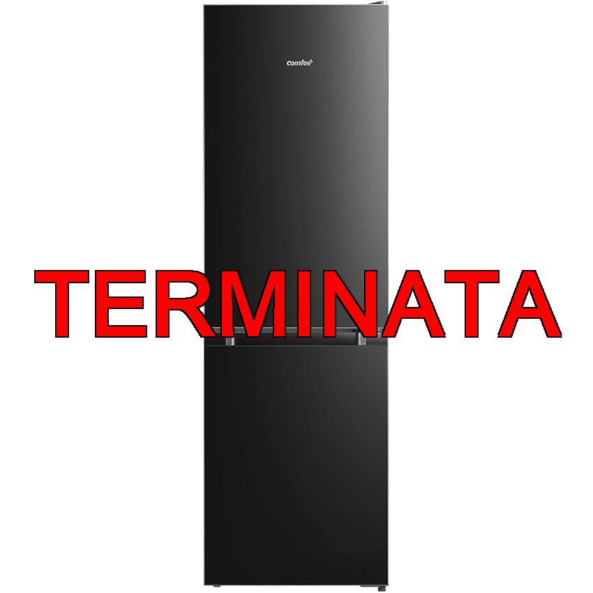 COMFEE’ RCB169DK2(E) Frigorifero doppia porta 174L, Congelatore da incasso, Basso Gelo, Altezza 150 cm, Bassa Rumorosità 39 dB, Luce LED, Temperatura Regolabile, Nero