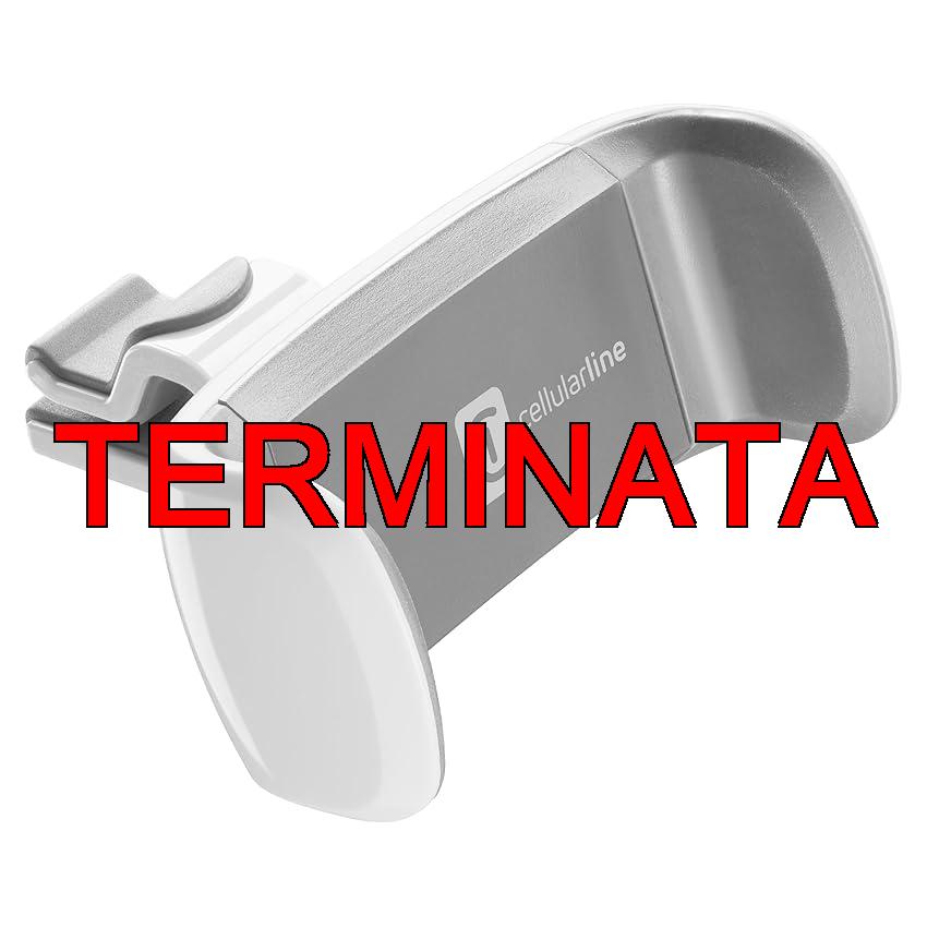 cellularline | Car Holder – Universal | Supporto Smartphone da Auto per Alette di Aerazione – Universale per Tutti i Cellulari – Rotazione a 360°