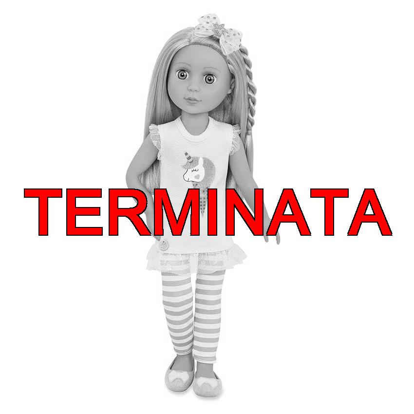 B. toys Glitter Girls – Pizzo – Bambola fashion da 14 pollici – Capelli biondi e occhi viola – Braccia e gambe componibili – Tenue de mode pour la crème glacée unicorno – 3 anni +