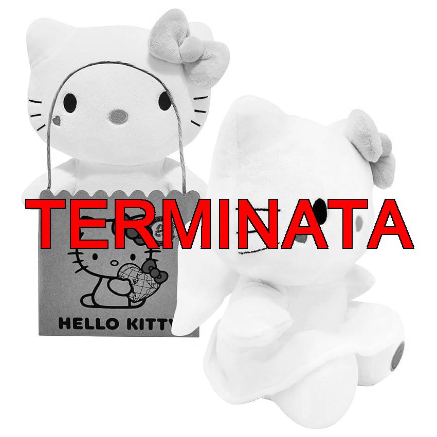 Joy Toy – Hello Kitty angelo peluche 24 cm con borsetta in cartoncino