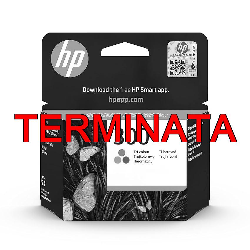 HP 300 CC643EE, Cartuccia Originale 165 Pagine, Compatibile con Stampanti DeskJet D2560, D2660, F4280, F4224, F4283 e Photosmart Serie C, Tricromia