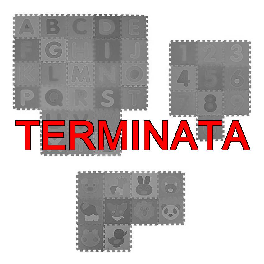 VeloVendo® – Tappeto Puzzle Bambini XXL – 46 pezzi con Certificato CE e testato TÜV in soffice Schiuma EVA | Tappeto Gioco Bambini | Tappetino Puzzle | Tappeto gioco neonato (Lettere+Numeri+Animali)