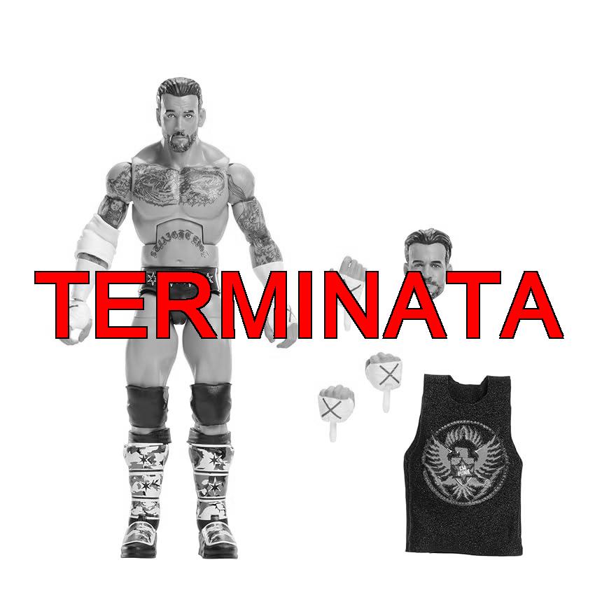 Mattel WWE Elite Collection – CM Punk Top Picks, action figure collezionabile con accessori inclusi, mani e costumi da combattimento intercambiabili, 8+ anni, JHV13