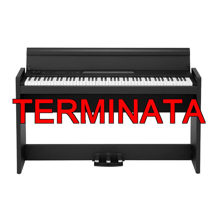 LP380U-BK, KORG – LP-380-BK U, Pianoforte Digitale, Tastiera 88 Tasti RH3 (Real Weighted Hammer Action 3),3 Curve di Dinamica, generatore Stereo PCM con Polifonia 120 Voci, 30 Timbri, Colore Nero