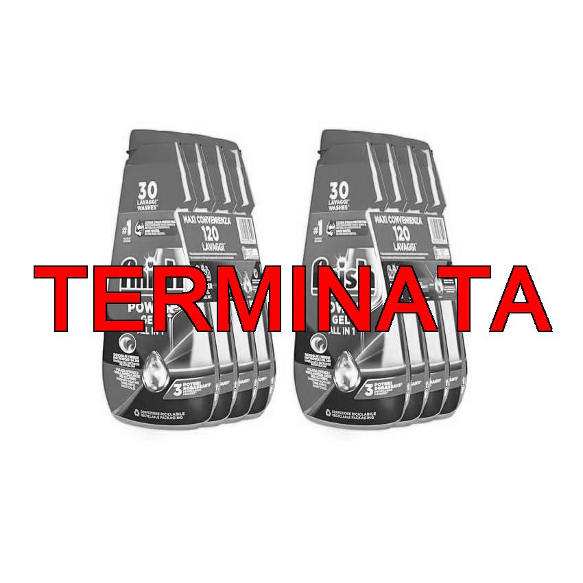 Finish Detersivo Lavastoviglie Fresh, Gel Lavastoviglie, 240 Lavaggi, 8 Confezioni da 30 Lavaggi di Liquido Lavastoviglie