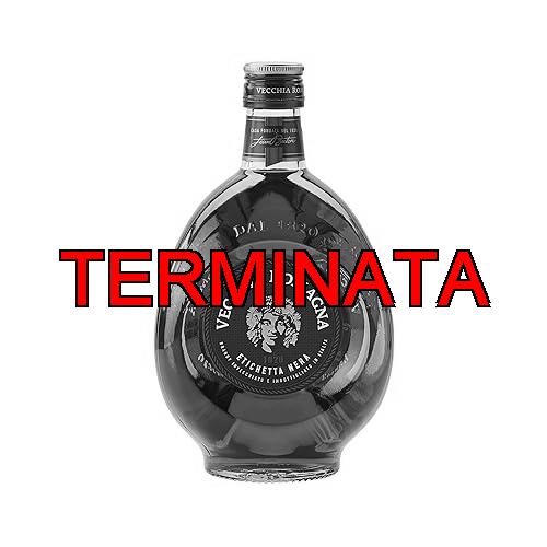 Vecchia Romagna Etichetta Nera 70cl - Brandy con doppio invecchiamento, gusto elegante e deciso. 38% vol.