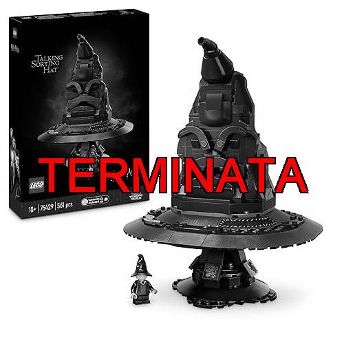 LEGO Harry Potter Cappello Parlante di Hogwarts con Stemma delle Case e 31 Suoni Casuali, Set da Collezione per Adulti, Idea Regalo per Lui, Lei, Uomo, Donna e Fan dei Film e del Wizarding World 76429