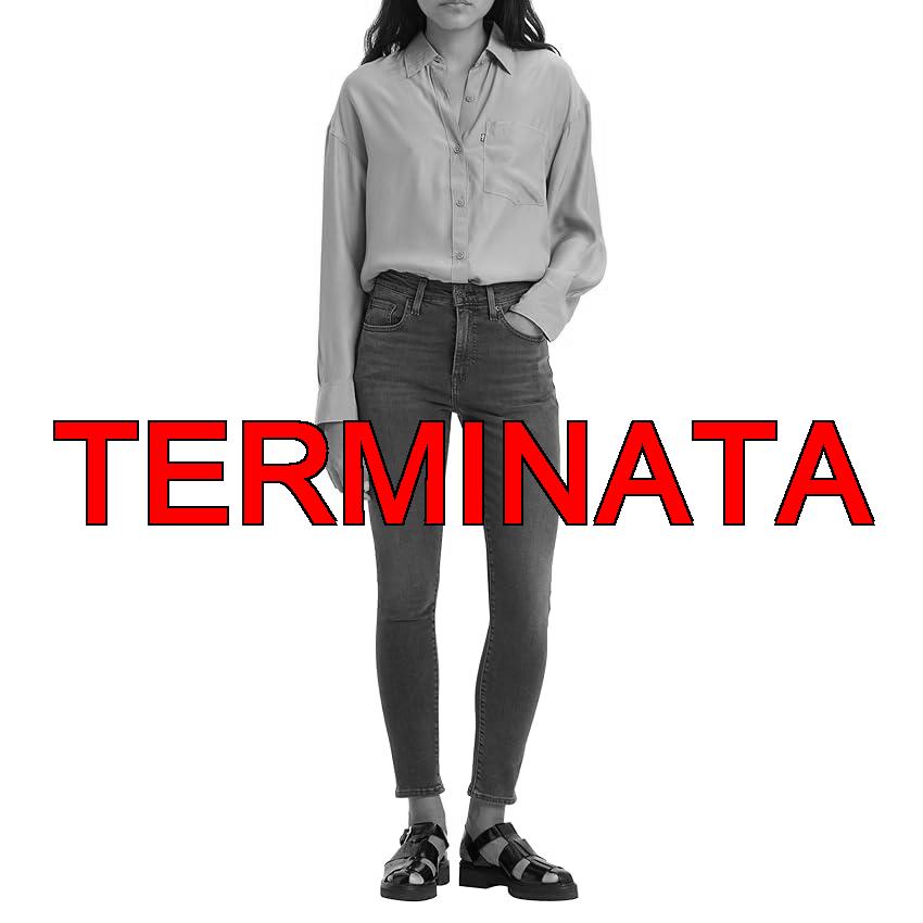 Levi’s 721 High Rise Skinny, Jeans Donna, Clear Way, 25W , 30L