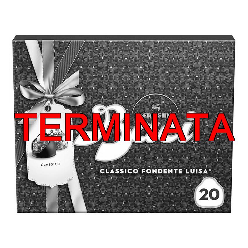 BACI PERUGINA Classico Cioccolatini Fondenti ripieni al Gianduia, Scatola Regalo 250g