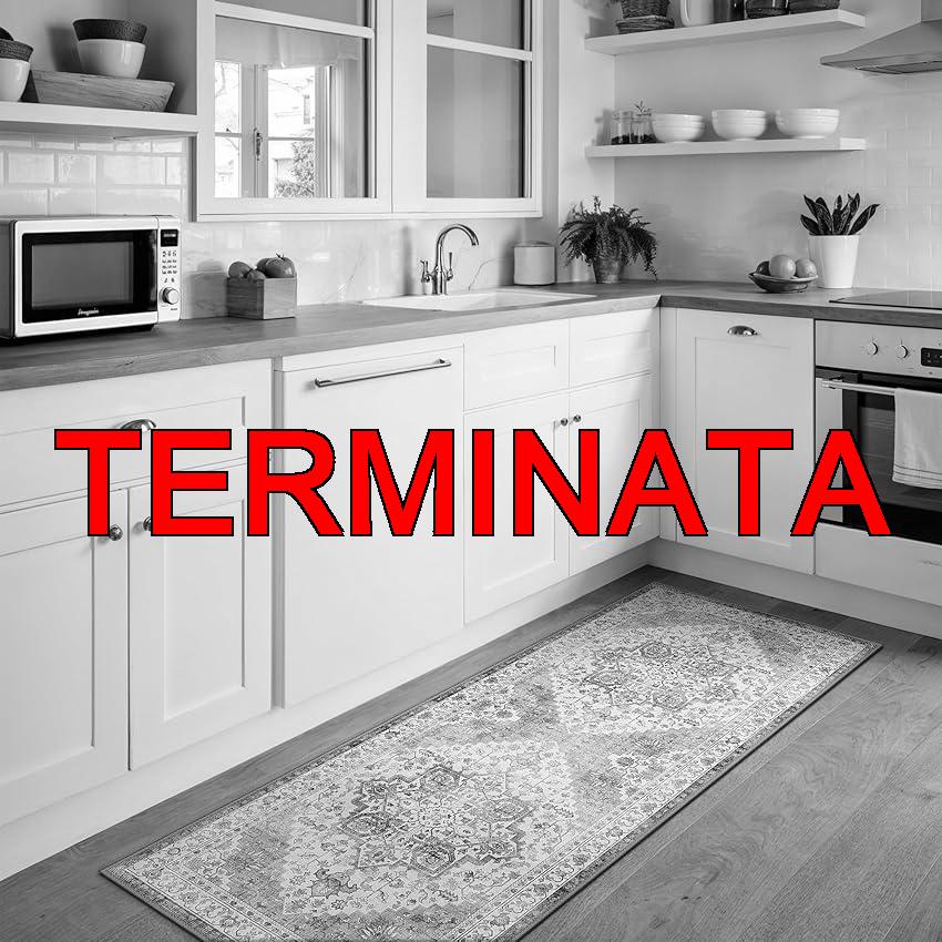 BEIMO Tappeto Salotto Pelo Corto Vintage, Tappeto Camera Da Letto, Tappeti Estivo Salotto Antiscivolo Lavabile, Tappeti Persiano per Corridoio, Soggiorno, Sala, Azzurro, 80x200cm