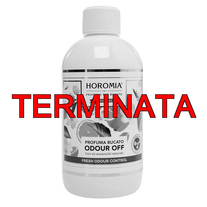 HOROMIA Profumo per Bucato Odour Off 500ml Fresh Odour Control – Profuma Bucato per Lavatrice e Asciugatrice