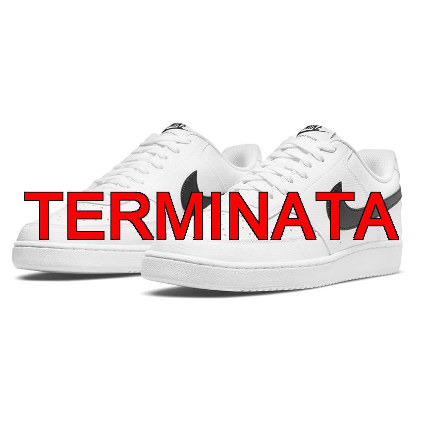 Nike Court Vision Low Next Nature Sneaker White, Black, White 46