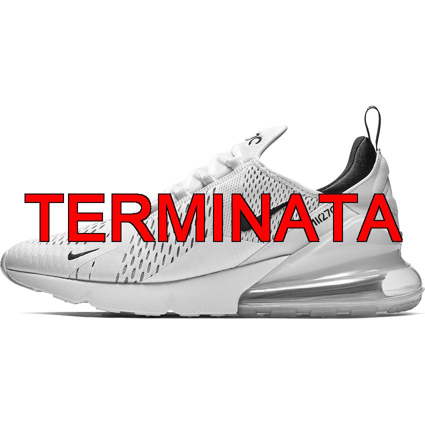 Nike Air Max 270, Scarpe da corsa Uomo, Bianco (White, Black), 44 EU