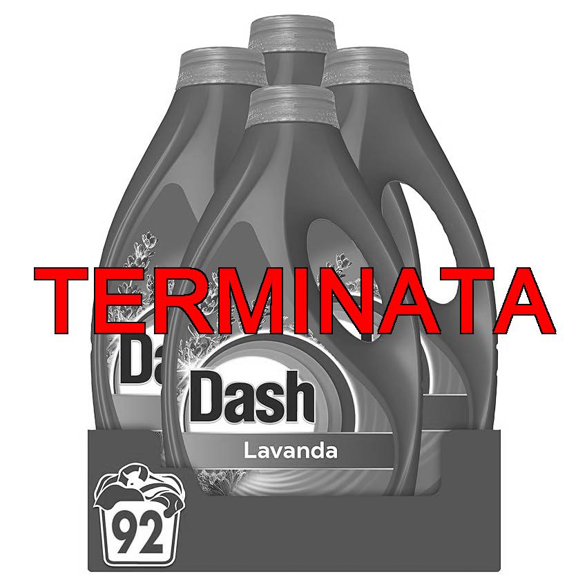Dash Detersivo Liquido Lavatrice, 92 Lavaggi, Lavanda, Rimuove Le Macchie, Igienizza, Dona Freschezza, Brillantezza Per I Capi