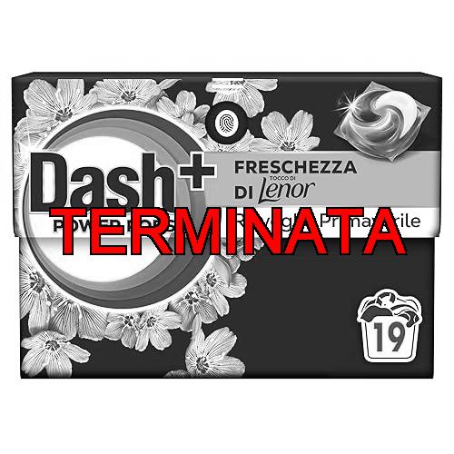 Dash Power Pods Detersivo Lavatrice In Capsule, 19 Lavaggi, Freschezza Di Lenor, Risveglio Primaverile, rimuove addirittura gli odori di sudore vecchi di 7 giorni, per una pulizia impeccabile