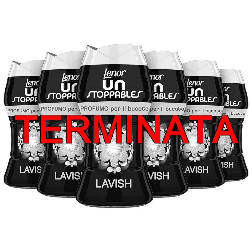 Lenor Unstoppables Lavish Profumo Per Bucato 140g, Diffonde Un Fresco Profumo Che Dura A Lungo, Confezione da 6