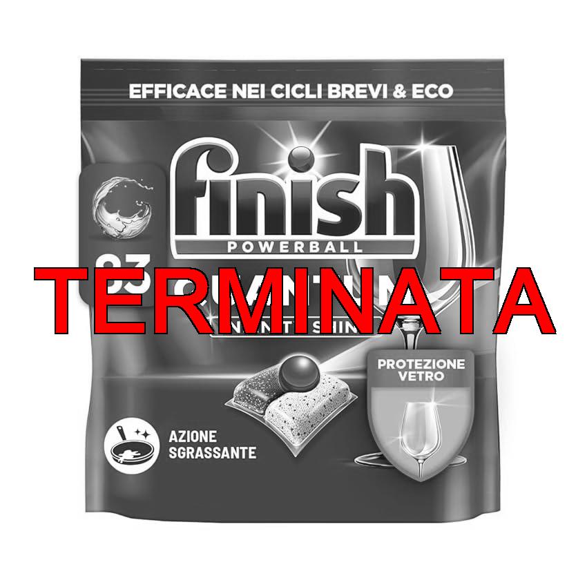 Finish Quantum Infinity Shine Pastiglie Lavastoviglie, 83 Capsule Lavastoviglie, Pastiglie per Lavastoviglie per una Pulizia Profonda e Stoviglie Brillanti