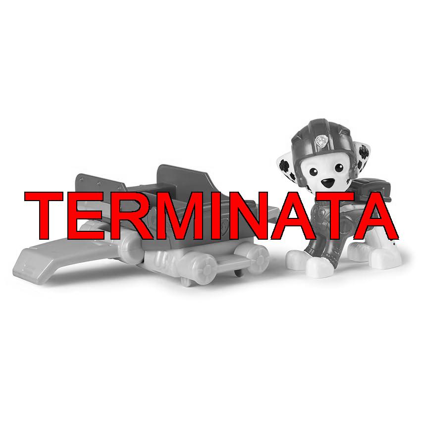 Paw Patrol Air Rescue, Personaggio di Marshall con Aereo Giocattolo con Ali Pieghevoli, Giocattoli per Bambini e Bambine dai 3 Anni in su