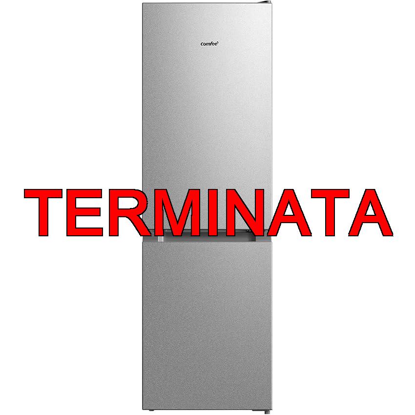 COMFEE’ RCB169DS2(E) Frigorifero doppia porta 174L, Congelatore da incasso, Basso Gelo, Altezza 150 cm, Bassa Rumorosità 39 dB, Luce LED, Temperatura Regolabile, Argento