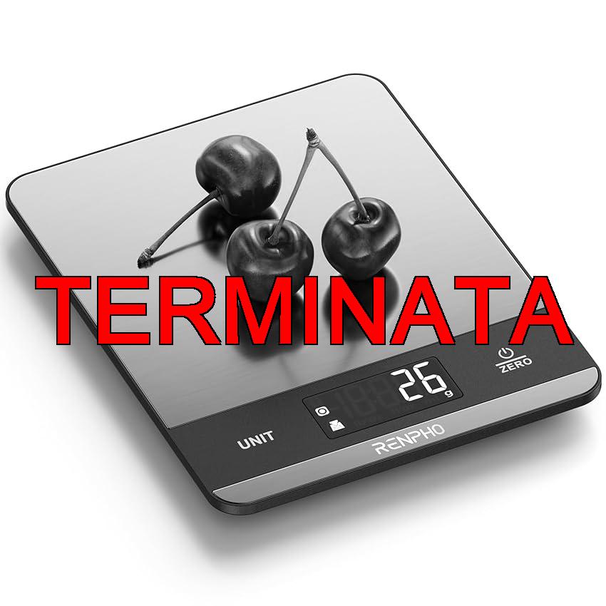 RENPHO Bilancia Cucina Digitale 5kg, Bilancia da Cucina con 7 unità, Bilancia Cucina con ampio Display LCD, ampia Superficie di Pesatura in acciaio inox, Elevata Precisione fino a 1g