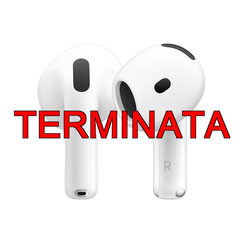 Apple AirPods 4 Auricolari wireless, Auricolari Bluetooth, Audio spaziale personalizzato, Resistenza al sudore e all’acqua, Custodia di ricarica USB-C, Chip H2, Fino a 24 ore di autonomia