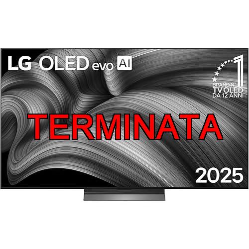 LG OLED evo AI C5 65 pollici, Smart TV 4K, Processore α9 Gen8, Brightness Booster, webOS con AI, Dolby Vision & Atmos, Gaming con VRR e GSYNC 4K@144Hz, OLED65C56LB 2025