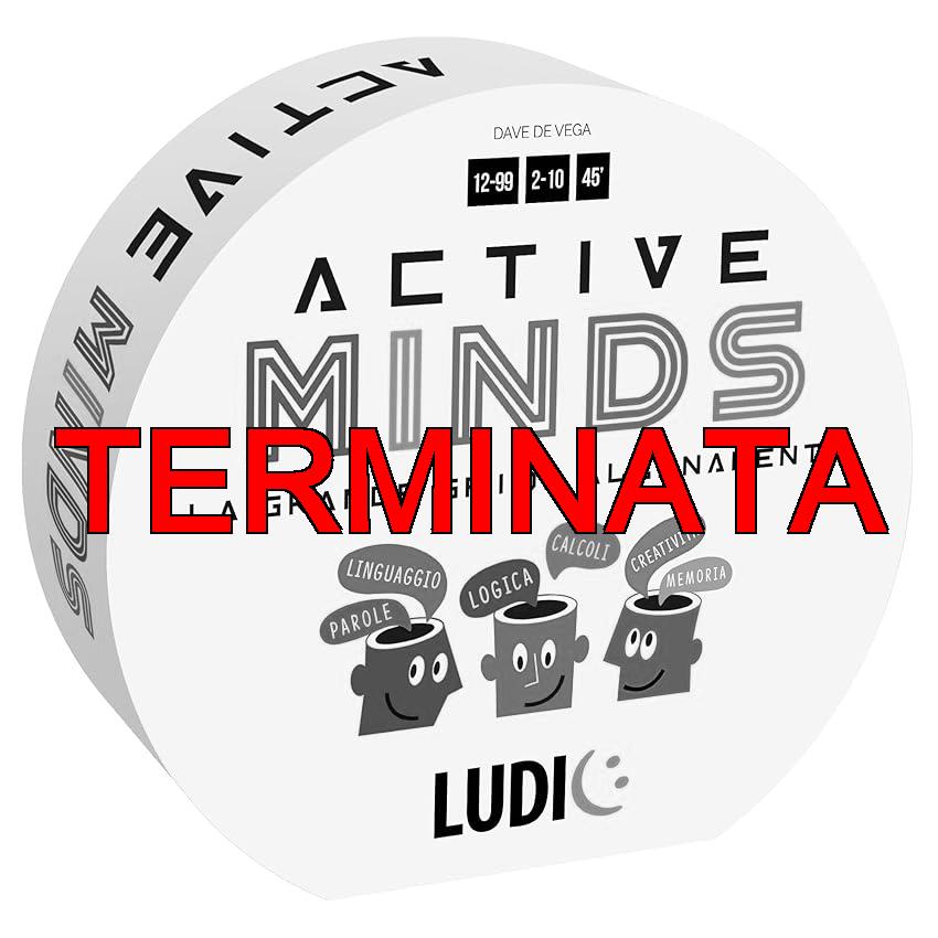 Ludic – Active Minds La Grande Sfida – Il Grande Gioco Allena-Mente | Giochi Di Società Per Tutta La Famiglia, Bambini e Adulti, Sfide Mentali, Giochi Di Logica, Idee Regalo Divertenti