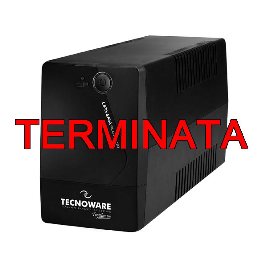 Tecnoware Power Systems UPS 1500VA per PC, Modem, NO Gaming, Console, Gruppo di Continuità ERA PLUS, Software, Protezione Blackout e Sbalzi per PC, Modem, Videosorveglianza, Punto Cassa, NAS, POS