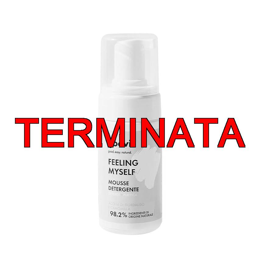 Goovi, Feeling Myself, Mousse Detergente Viso per Pelli Sensibili, Idratante e Lenitiva con Acqua di Fiordaliso e Camomilla, Ingredienti di Origine Naturale, Vegan, 100 ml