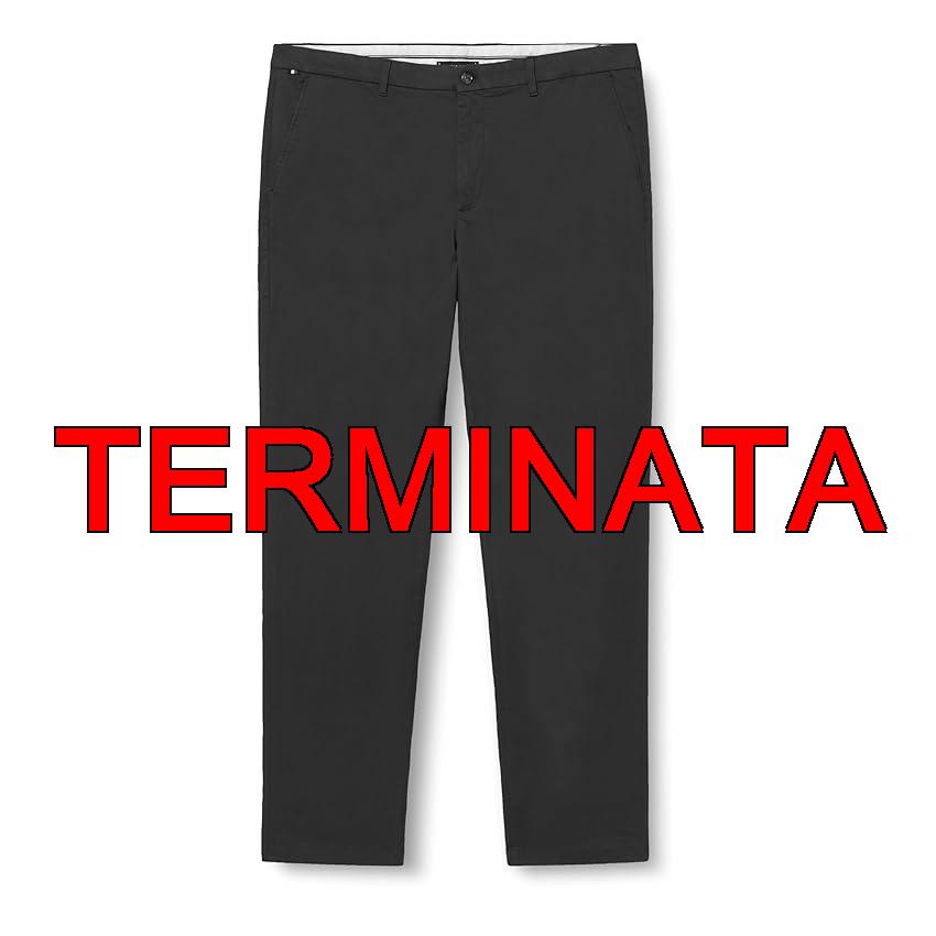 Tommy Hilfiger Uomo Pantaloni Chino Denton Printed Structure Straight Fit, Blu (Desert Sky), 28W, 34L