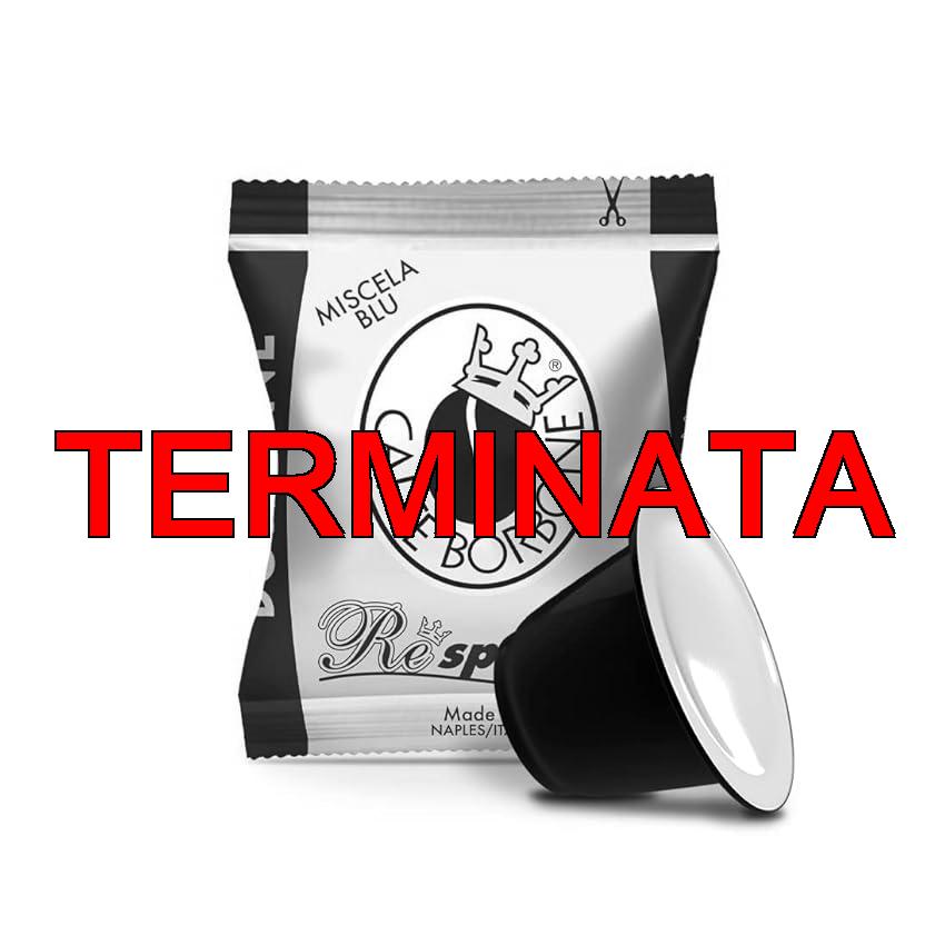 Caffè Borbone Respresso, Miscela Blu – 100 Capsule – Compatibili con le Macchine ad uso domestico Nespresso *