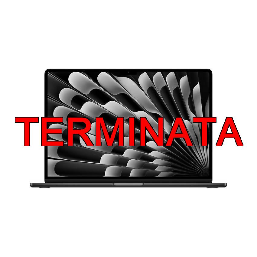 Apple Portatile MacBook Air 15” con chip M4 (2025): progettato per Apple Intelligence, display Liquid Retina da 15,3”, 16GB di memoria unificata, 512GB di archiviazione SSD, Touch ID; Mezzanotte