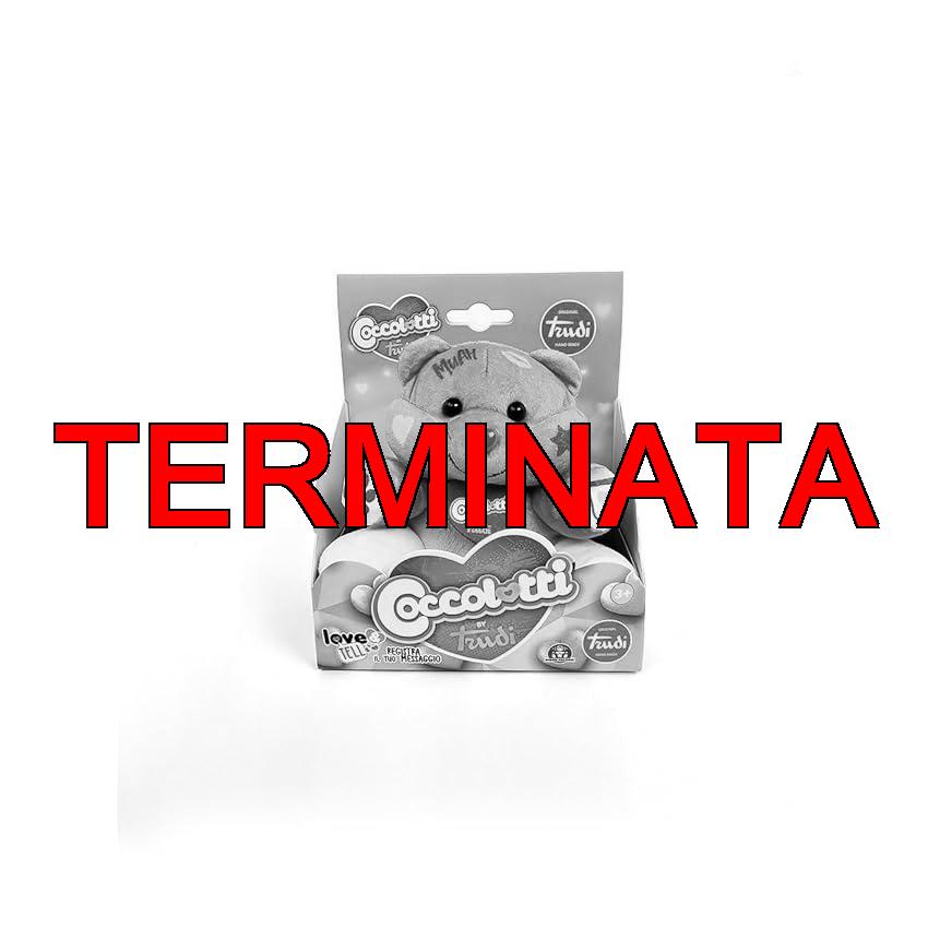 Trudi Coccolotto Blu Sky Love&Tell by Peluche idea regalo trend | 15×14,5x10cm taglia XS