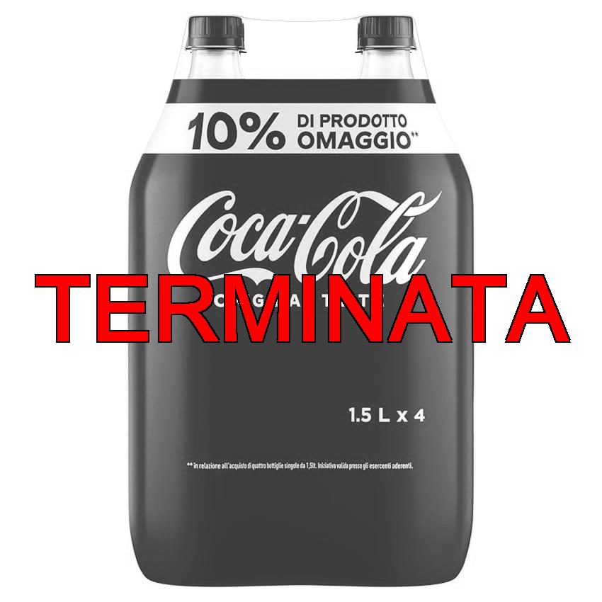 Coca-Cola Original – 4 Bottiglie da 1,5 L