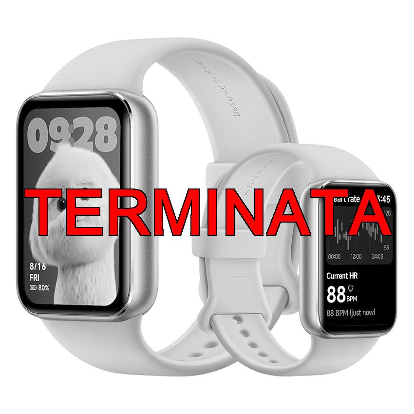 XIAOMI Smart Band 9 Pro, Schermo AMOLED 1.74″, Telaio in Alluminio, Autonomia Batteria 21 giorni, Monitoraggio Ottimizzato di SpO2, Frequenza Cardiaca e Sonno, GPS Integrato, Acqua 5 ATM, Argento