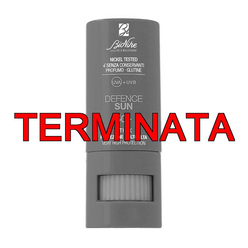 Bionike Defence Sun – Stick Solare SPF 50+ con Burro di Karitè, Uso Localizzato per la Protezione di Zone Sensibili (labbra, naso, orecchie), Nei, Cicatrici, Tatuaggi, Rafforza e Ripara la Pelle, 9 ml