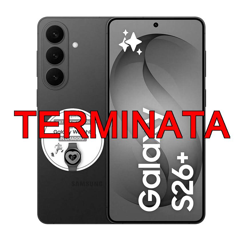 Samsung Galaxy S26+ Smartphone AI, 512GB, 3 anni di Garanzia, Processore Avanzato, Assistente Foto, Creative Studio, Camera 50 MP, 4900 mAh, Black (Versione italiana)