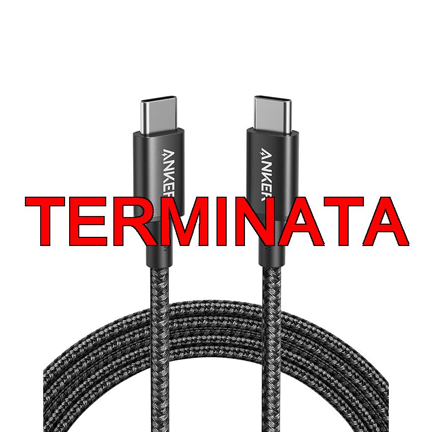 Anker Cavo USB C, 100W 333 Cavo Type C, Potenza di Ricarica Rapida Adatta per iPhone 17, 16, 16 Plus, 16 Pro Max, 15 Pro, MacBook Pro 2024, iPad Pro 2024, iPad Air 4, Galaxy S21, Pixel, Switch(1,8m)