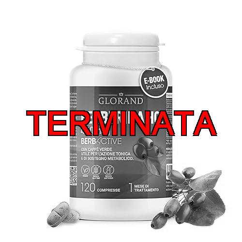 GLORAND Berberina 5 in 1, 120 Cps Vegane Con Cannella, Caffè Verde, Momordica, Zenzero, Cromo, Per Il Controllo Della Glicemia E Del Diabete, Integratore Metabolico E Tonico