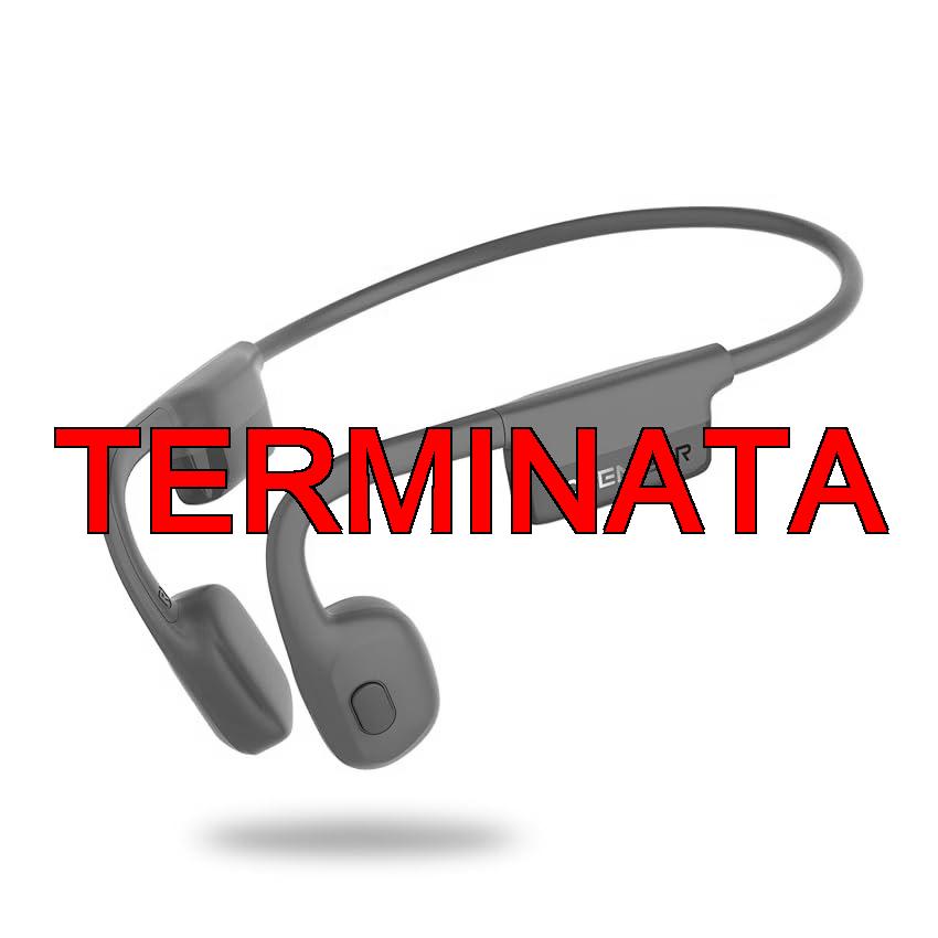 SANOTO Cuffie Conduzione Ossea Bluetooth 5.3, Cuffie a Conduzione Osseas Aperto Con 8 H Di Autonomia, Auricolari Conduzion Ossea Con Doppio Mic, Cuffia Osseas Conduzione Impermeabili IPX6, Per Jogging