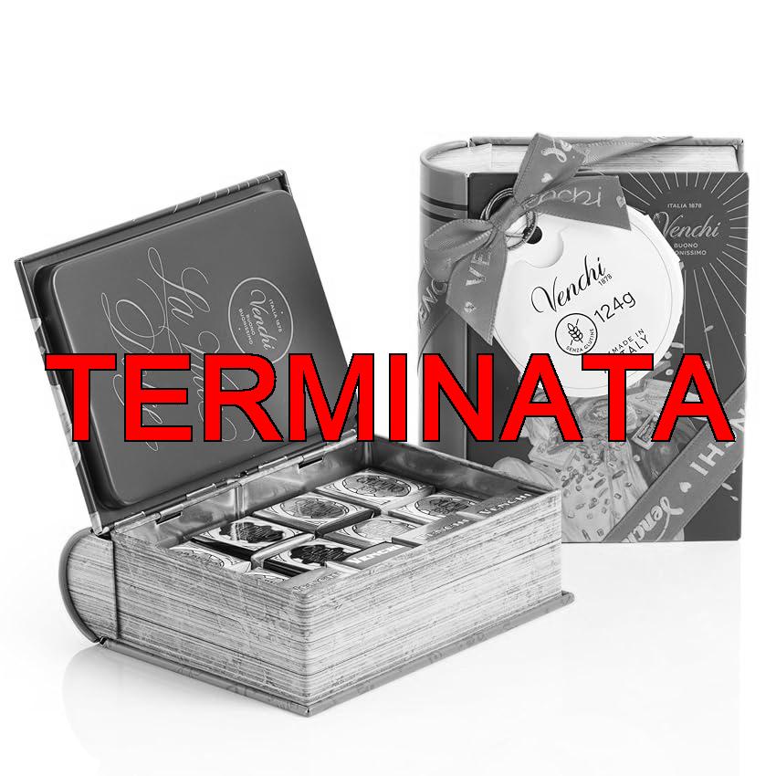 Venchi – Mini Libro con Cioccolatini Cremini Assortiti, 127g – Idea Regalo – Senza Glutine