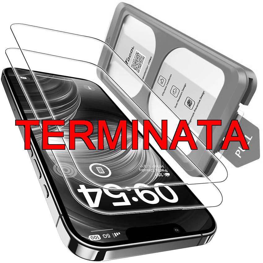 TOCOL Pellicola Protettiva per iPhone 12 Pro Max 6,7 Pollici, Rimozione Automatica Della Polvere, Installazione Rapida, Copertura Completa, Senza Bolle, Durezza 9H Vetro, 2 Pezzi