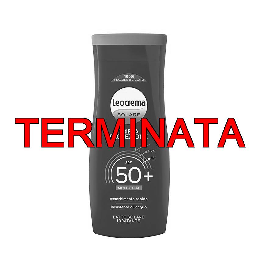 Leocrema – Crema Solare SPF 50+, Tripla Protezione dai raggi solari, Formula Idratante e Resistente all’Acqua, 200ml