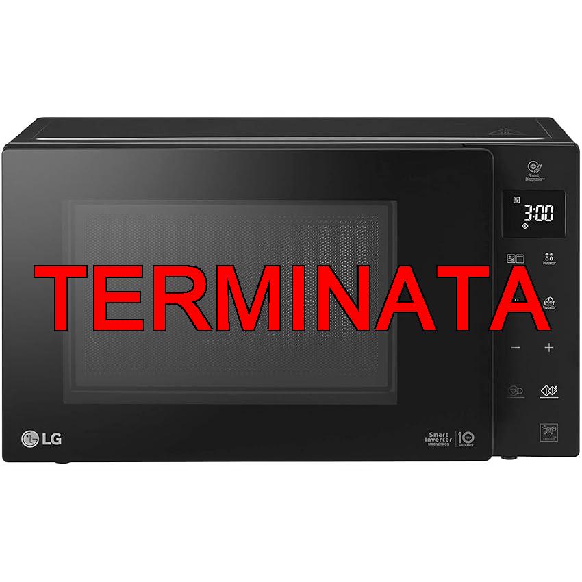 LG MH6336GIB Forno Microonde Smart Inverter con Grill al Quarzo, 23 Litri, 1000 W, Programmi Automatici, 5 Livelli di Potenza Regolabili – Nero Fumè