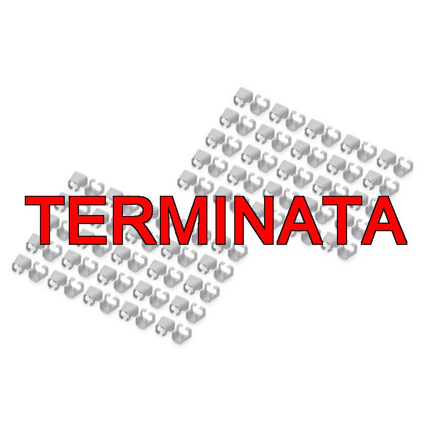 DIGITUS Clip Colorate per Cavi Patch RJ45 – organizzazione cromatica dei Cavi di Rete – 100 Pezzi – per Cavi LAN Cat 5e, Cat 6 e Cat 6A – AWG da 24, 7 a 27, 7 – Giallo