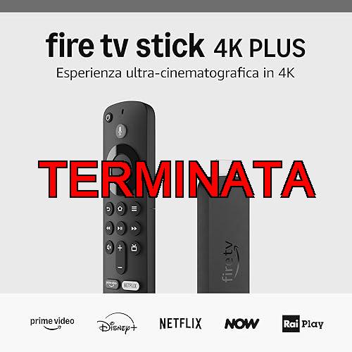 Fire TV Stick 4K Plus di Amazon, dispositivo per lo streaming con supporto per Wi-Fi 6, Dolby Vision, Atmos e HDR10+