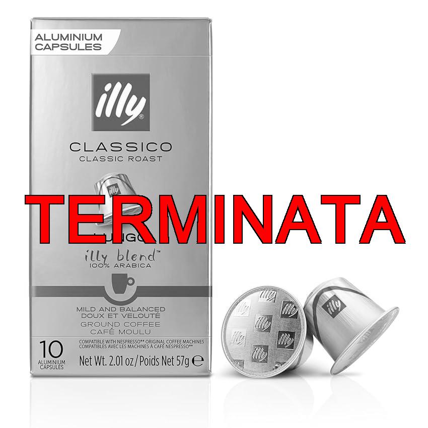illy, Caffè in Capsule Compatibili in Alluminio CLASSICO Lungo, 100% Arabica con Note di Fiori d’Arancio e Gelsomino, Gusto Morbido e Retrogusto Dolce, 10 Confezioni da 10 (100 Capsule Totali)